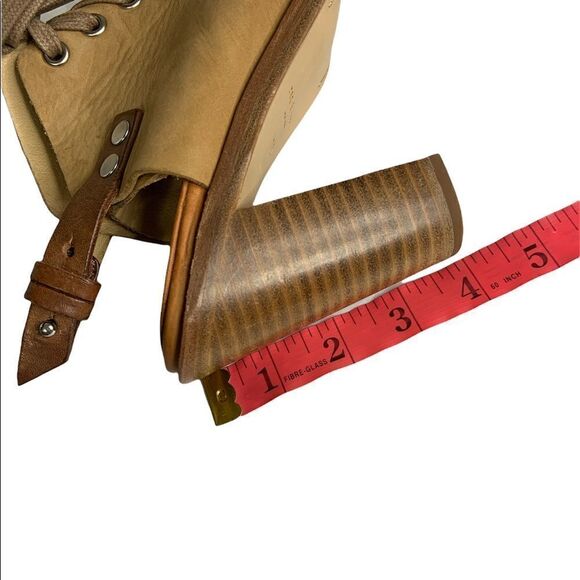 🚨 Rag & Bone Trafford Nubuck Slingback Lace up Peeptoe Booties - Picture 12 of 13